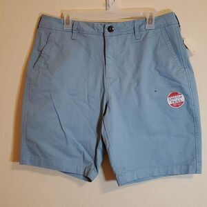 NWT Aeropostale Pale Blue Stretch Classic Shorts | Hits Below Knee | Size 34